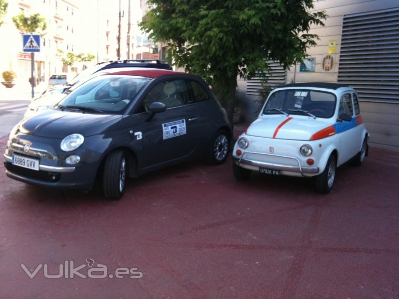 CARROCERIA : planchisteria y pintura .AUTO TALLER EMILI BOSCH FIAT 500 pasado y futuro . 