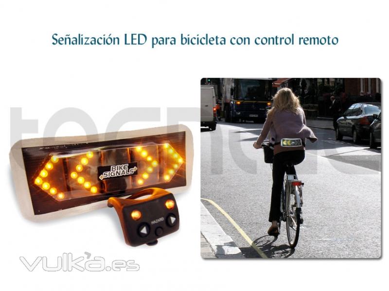 Señalización LED para bicicleta con control remoto - http://bit.ly/lcZml7