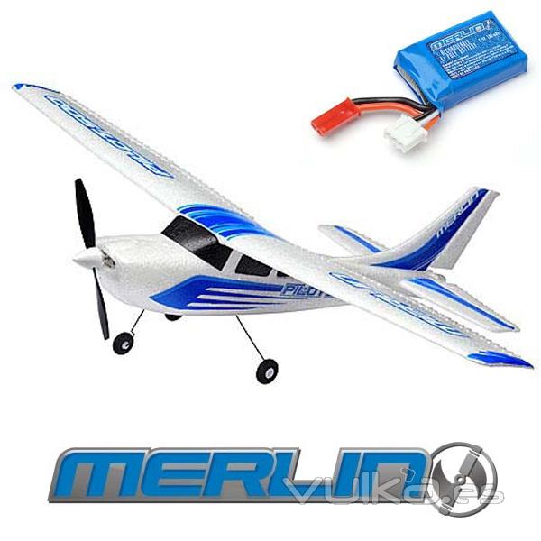 Avion Pilot 500 F(RTF) Merlin rc electrico