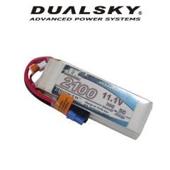 Bateria lipo 11,1v - 2100 mah lipo ex 30c dual sky