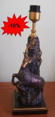 Lampara de bronce forma de ciervo 135eur