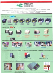 Resumen de Impresoras, hemos incorporado a nuestro catalogo impresoras Godex, Meto,Intermec, Datamax  Sato