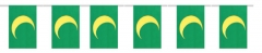 Bandera de plastico  mora de 20 x 30 cm y 50 metros