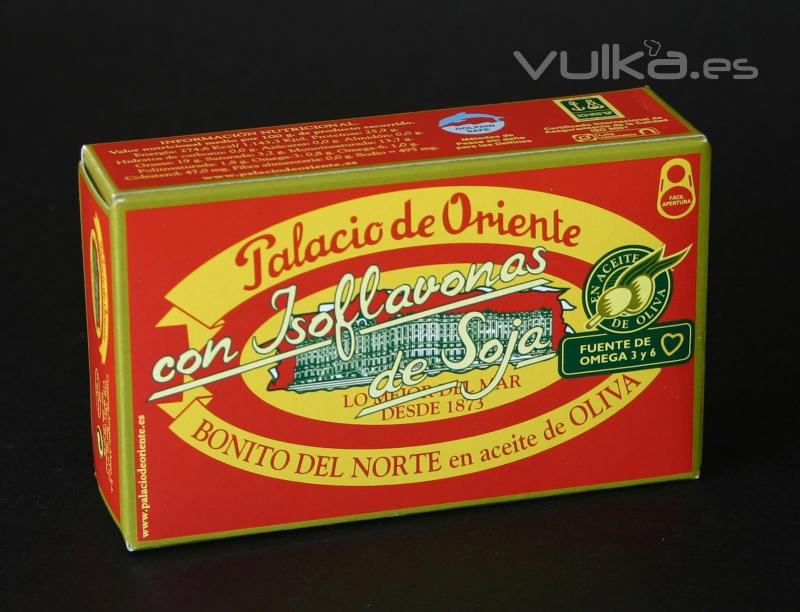 OL-120 Bonito del Norte en Aceite de Oliva con Isoflavonas de Soja