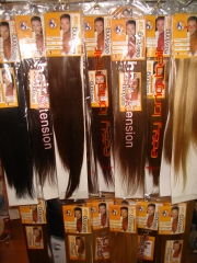 Extenciones de pelo natural sistema clip quita y pon (pelo indio la mejor calidad) 45,50 y 55cm