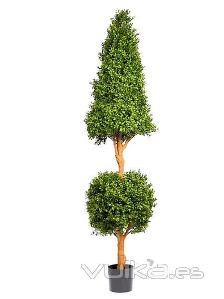 Setos artificiales de calidad. SETO ARTIFICIAL TOPIARY BOLA CONO oasisdecor.com