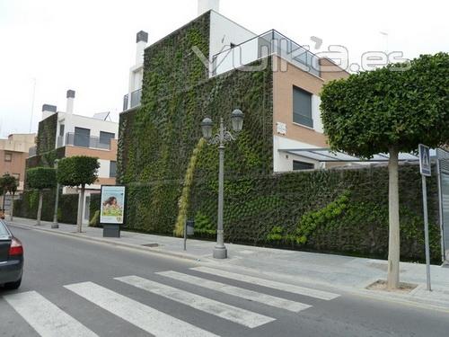 Jardín vertical de Paterna.