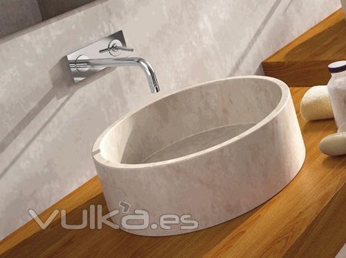 LAVABO DE PIEDRA BALI beige ref_00303 NATURAL SERIES