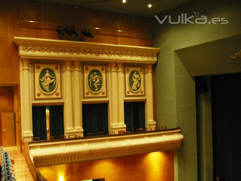 Interior Rehabilitación integral Teatro Cervantes de Linares (Jaén)