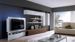 Muebles salon con modulo para tv movible