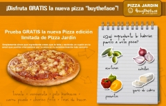 Pizza gratis en pizza jardin!