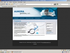 Diseno de pagina web en donostia - san sebastian (gipuzkoa) para la asesoria aukera gestion