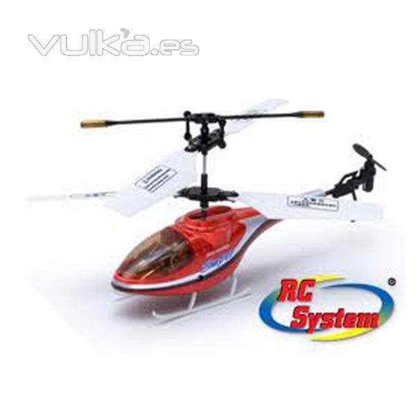 Mini helicoptero Tracer 3 canales rojo Rc System