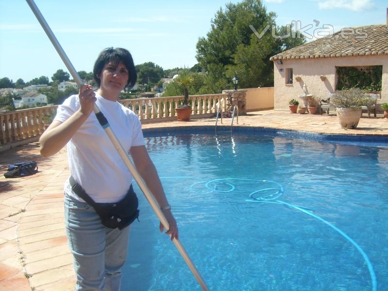 Mantenimiento piscina Benisa, urbanizacion San Jaume