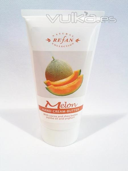 Crema de manos al melón de Refan en oferta en Linea Baño