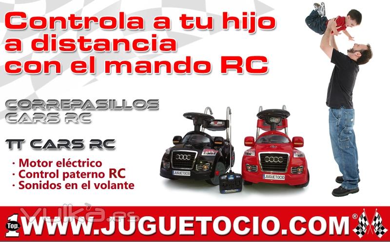 Coches teledirigidos para niños, suba a su hijo a un RC y controle su pComprar en www.juguetocio.com