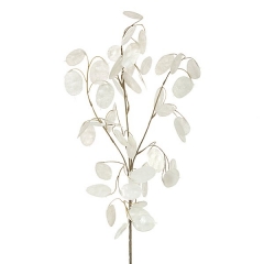 Rama artificial flor de plata lunaria 75 en lallimonacom