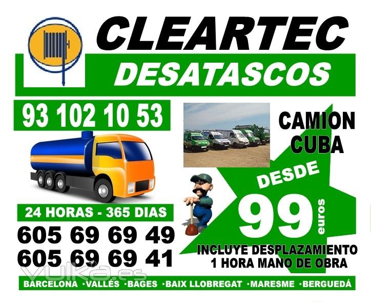 Desatascos Rubi · Cuba x 99 Euros · Desatascos Rubi T. 93 102 10 53 Movil: 605 69 69 49 Desatascos R