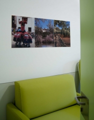 Fotografias en gran formato impresas sobre lienzo  hospital la magdalena castellon