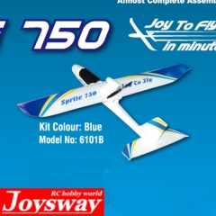 Avion sprite 750 rtf 24 ghz joysway rc electrico azul