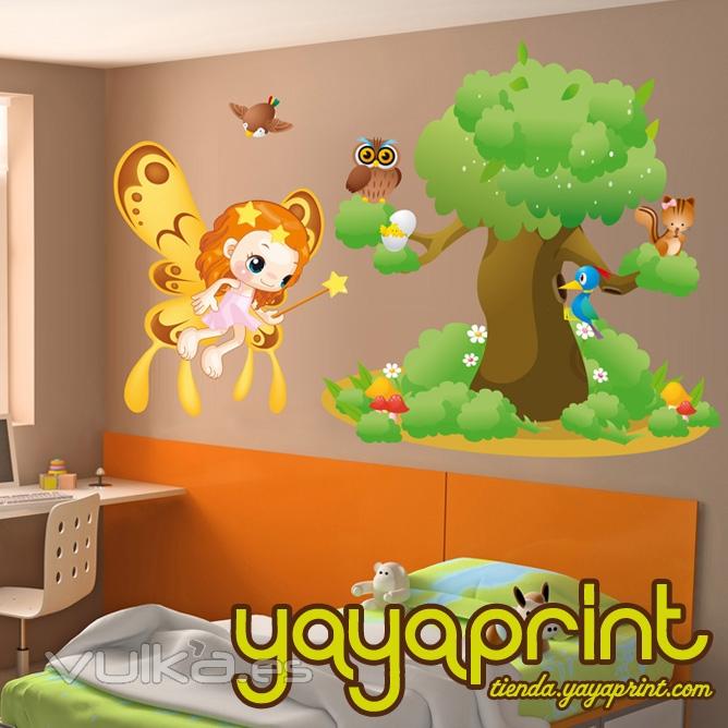 Foto: vinilo infantil,vinilo decorativo de pared, pegatinas, bebés niños y  niñas, decoración Yayaprint.com