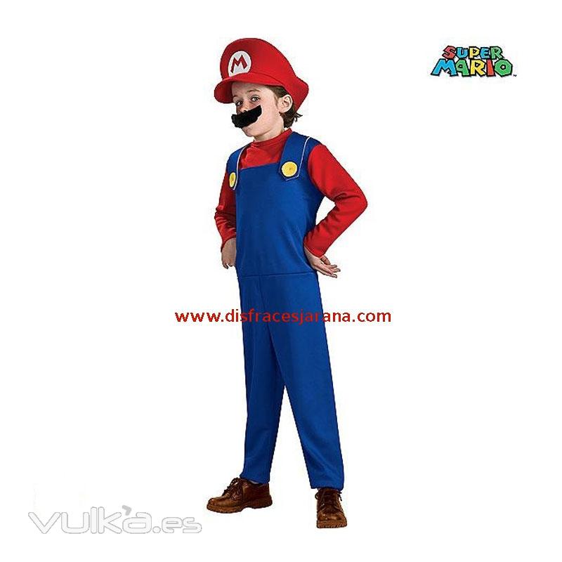 Disfraz de Super Mario con licencia oficial  Warner Bros