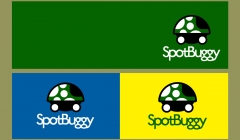 Ejemplo: logotipo para empresa de alquiler de carritos de golf con publicidad