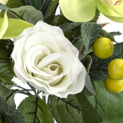 Bouquet flores artificiales orquideas verdes y rosas 28 en lallimonacom (detalle 2)