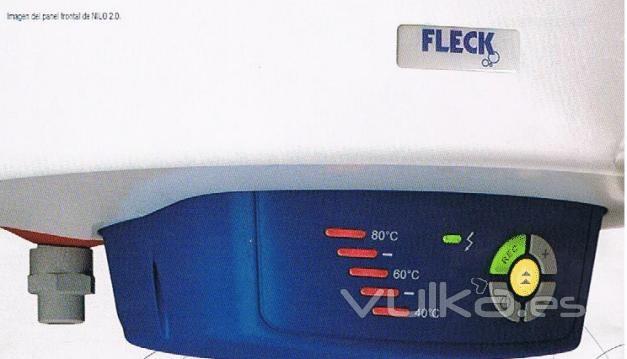 Termo Eléctrico Fleck Nilo 2.0 50 litros.   Más en: calentadorespymarc.com