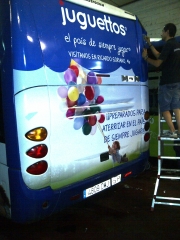 Produccion y fijacion autobus urbano de marbella juguetos
