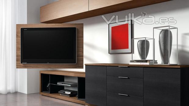 Panel TV orientable del catalogo de muebles ELI