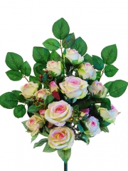 Ramos flores artificiales santos ramo rosas artificiales fucsia oasisdecorcom