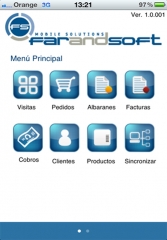 Gestion comercial preventa y autoventa para iphone  - gestion comercial ordersce