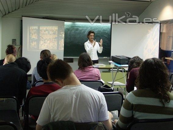 Classes at the Madrid Campus are small and interactive.