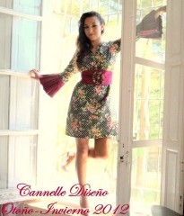 VESTIDO HUELVA  COLECCION DE CANNELLE DISEÑO