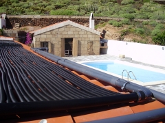 Climatizacion solar de piscinas particulares