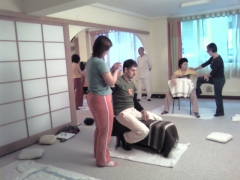 Shiatsu en silla