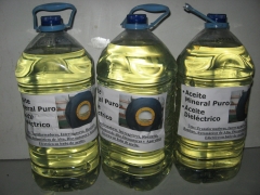 Garrafas de aceite mineral dielectrico