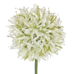 Flores artificiales flor artificial allium lavanda blanca 60 en lallimonacom