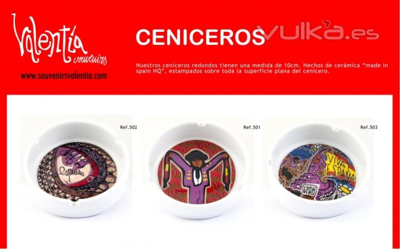 ceniceros redondos catálogo españa - Valentia souvenirs