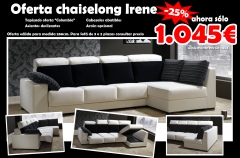 Oferta sofa chaiselong irene