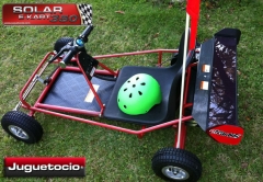 E-kart solar ® 350w juguetocio el e-kart motor electrico tambien carga energia a traves de panel so