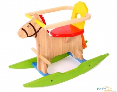 Caballo balancin de madera para bebes ninos y ninas