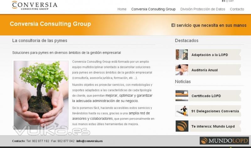 Conversia Consulting Group, una consultoría para pymes con soluciones efectivas para las empresas. 