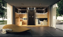 Una sauna, ducha ,  hammam en un mismo espacioel autentico jacuzzi ®