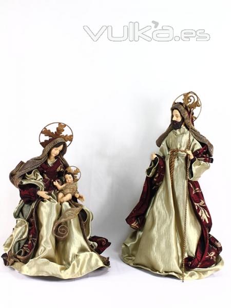 Nacimientos de navidad. Belen de tela oasisdecor.com