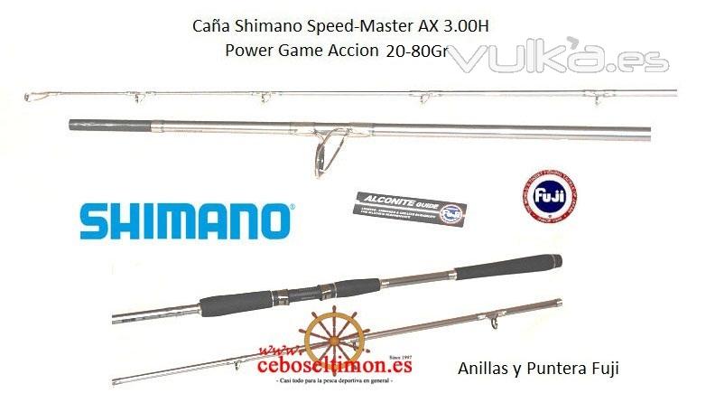 www.ceboseltimon.es -Novedad 2012 Caña Shimano Speed Master AX 3.30H Power Game