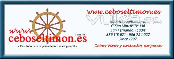 www.ceboseltimon.es - Casi todo para la pesca deportiva y de competicion - Since 1997