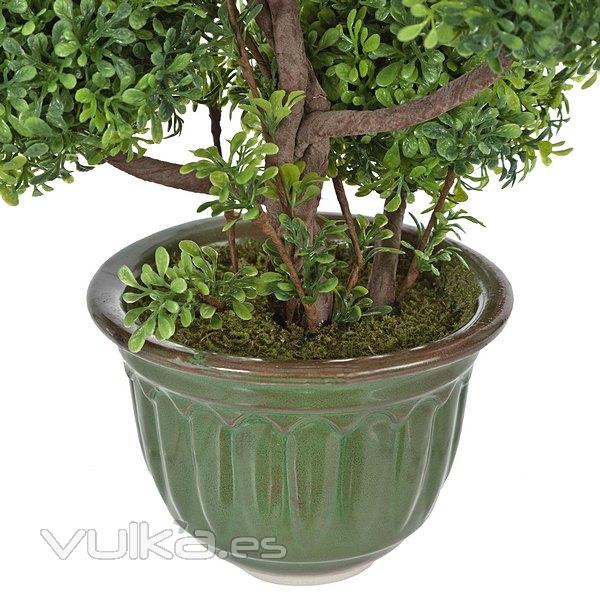 Plantas artificiales. Bonsai artificial topiary 4 bolas 31 en lallimona.com (1)