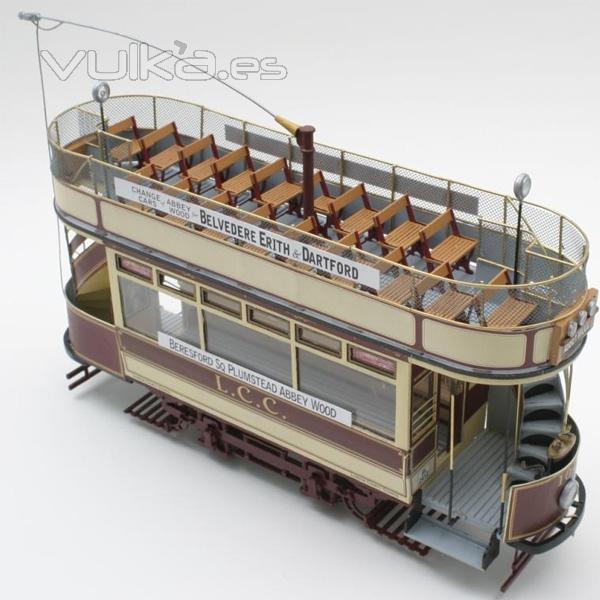 Tranvia London 106 maqueta en kit para montar 1:24 de Occre